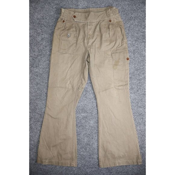 Polo Ralph Lauren Other - Vintage Polo Ralph Lauren Cargo Pants Mens 32x32 Beige Wide Baggy Slim Fit